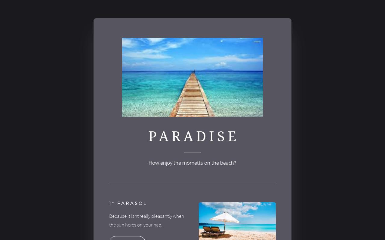 Carrd profile picture for @paradise